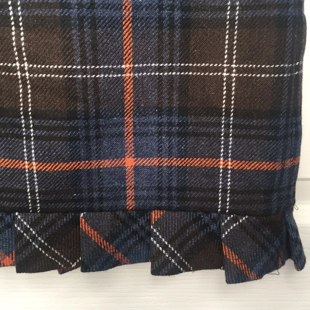 Cabi Heritage Plaid Skirt Style #742 Pleated Trim - Picture 4 of 12